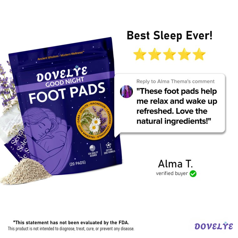 Dovelye® - Good Night Sleep Detox Foot Pads