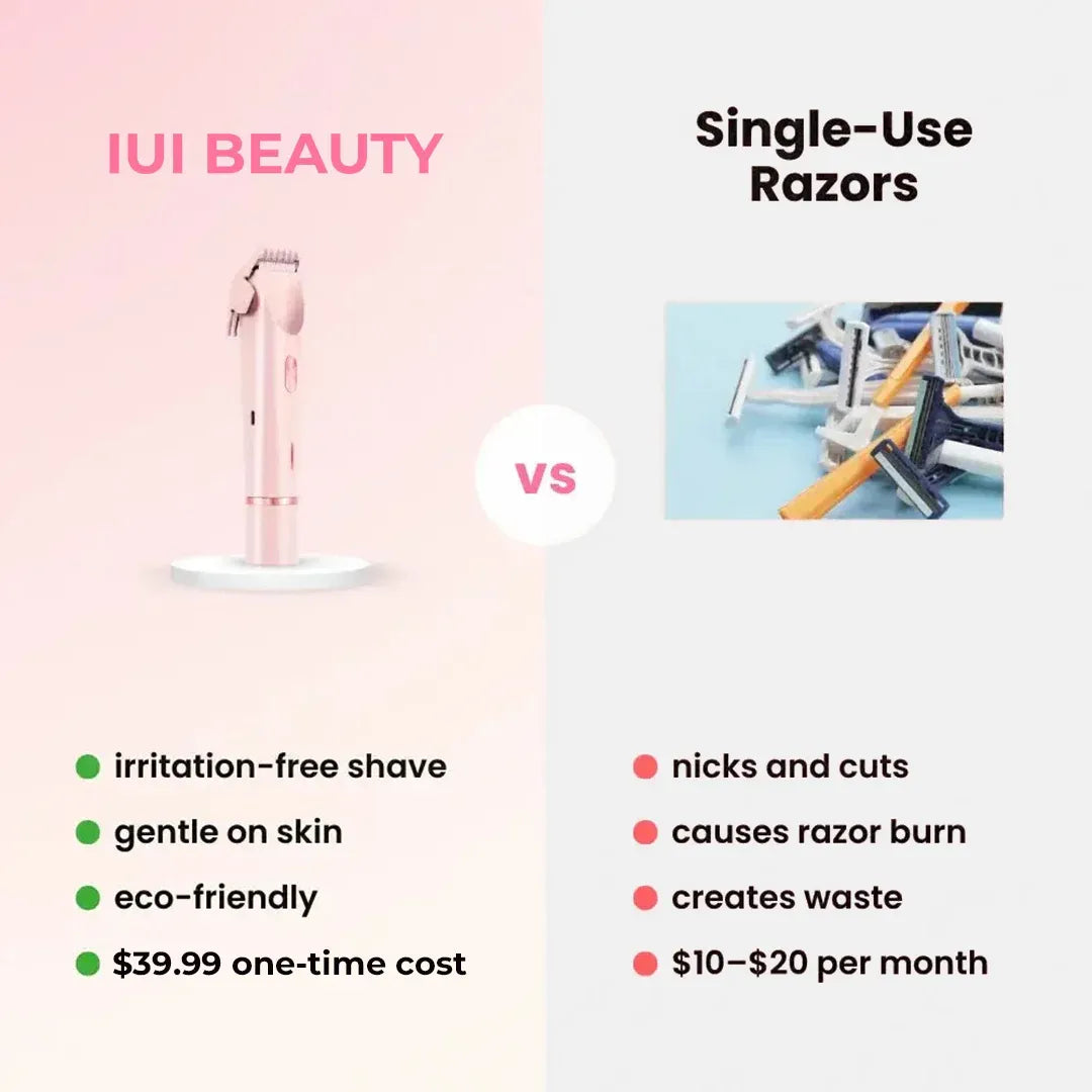 Dovelye - 2-in-1 Painless Bikini Hair Trimmer
